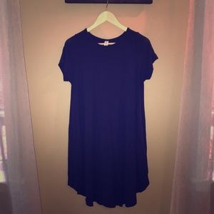 Navy Blue T-shirt Dress